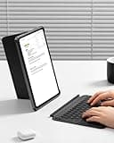 Inateck Detachable Keyboard Case for iPad Air 11 inch M3 2025/M2 2024, Keyboard with Trackpad for Air 7/6/5/4 Gen, iPad Pro 11" 4/3/2/1, 7-Color Backlight, Vertically/Horizontally, KB04111 Black