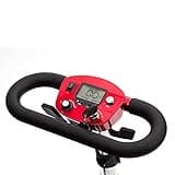 Drive Devilbiss Elite Auto Folding Electric Mobility Scooter/LED Front Headlight & USB Charging Port - Striking Design, Metallic Silver Finish, & Light-Up LCD Screen for Smooth Riding - Red