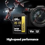 Lexar GOLD Series Professional 1800x 64GB UHS-II SDXC Memory Card, 2-Pack