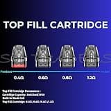 for OXVA XLIM PODS (0.6) for Xlim Pro 2 Oxva Vape Pods Xlim Pro Vape Kit Pods 2ml Refillable Cartridge Coil E Cigarettes V3 Pod No Nicotine (0.6ohm 20w-25w) compatible with sv trading