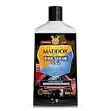 Maddox Detail - Tire Shine Gel 500ml | Car Plastic Hydrator | Tyre Polish | Car Rubber Hydrator with Protective and Renewing Function | Against Pollution and Sun Rays