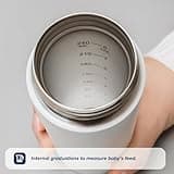 Nuby RapidCool Portable Baby Bottle Maker, Prepare A Formula Feed in Just 2 Minutes, Ideal for Travel Bottles and Night Feeds. Includes Milk Powder Dispenser and Digital Lid. No Filter Needed.