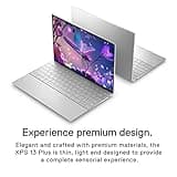 Dell XPS 13 Plus 9320 Laptop, 12th Gen Intel Evo Core i7-1260P, 13.4 Inch OLED 3.5 K Touchscreen, 16GB RAM, 512GB SSD, Backlit Keyboard, Fingerprint Reader, Win 11H (Silver)