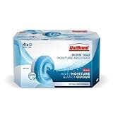 Unibond AERO 360° Moisture Absorber Neutral Refill Tab, ultra-absorbent and odour-neutralising, Aero 360 Neutral Fragance Pack 4 Refills Multi Buy 6