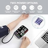 Medical Blood Pressure Monitors, Upper Arm Large Cuff Blood Pressure Machine for Home Use, Super Large 6.4” LED Display | CE Certified | MHRA Registered | 2 * 120 Sets Memory | Heart Rate Monitor