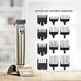Wahl Stainless Steel 9 in 1 Multigroomer, Beard and Stubble Trimmer for Men, Home Hair Cutting, Nose Ear Trimmers, Male Grooming Set, Washable Heads, Cordless