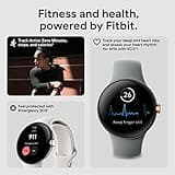 Google Pixel Watch 1st Gen (Previous Model) - Android Smartwatch with Fitbit Activity Tracking - Heart Rate Tracking Watch - Matte Black Stainless Steel case with Obsidian Active band - WiFi