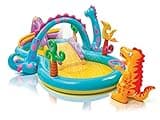Outdoor Inflatable Swimming Pool with Slide for Children - Garden Paddling Pool with Kids Toys - Water Play Center with Water Sprinkle (333 x 229 x 112cm)