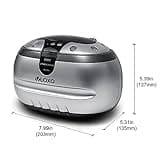 VLOXO CD-2800 Ultrasonic Cleaner Jewellery Cleaner 600ml 50W 42khz Ultrasonic Bath Cleaner for Jewelry Ring Earring Necklace Glasses Watch Metal Coins Dentures Razors Tattoo Tools Guiness Surger Cans