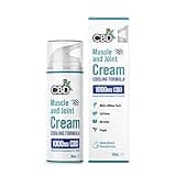 CBDfx 1000mg CBD High Strength Muscle & Joint Cream with Caffeine, Menthol and White Willow Bark, Cooling CBD Cream, Cruelty Free, 50ml Hemp Cream