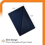 WD 5TB My Passport for Mac portable external storage, USB 3.0, Mac Compatible external hard drive, software for device management, backup and password protection, Time Machine Ready, Midnight Blue