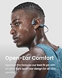 SHOKZ OpenRun Pro, [England Athletics Recommended] Bone Conduction Headphones, Open-Ear Sports Earphones with Mic, IP55 Waterproof Bluetooth Wireless Headset for Running Workout Driving (Blue)