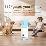 AIRAPEX 2 in 1 Air Purifier and Evaporative Humidifier Combo for Bedroom, H13 True HEPA Filter, Cool Mist-Free Air Humidifier evaporative WIFI Connect