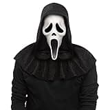 Fun World Officially Licensed 25th Anniversary Ghost Face Mask Costume Accessory, Black, One Size