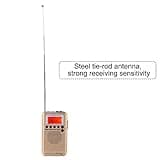 VHF Portable Full Band Radio,Handheld Airband Radio Receiver Scanner Portable Handheld Radio Receiver