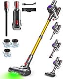 VACTechPro V15 Cordless Vacuum Cleaner, 35KPA 6-in-1 Stick Vacuum, Up to 45Mins Runtime Lightweight Vacuums with Detachable Battery, for Hardwood Floor Carpet Car Pet Hair
