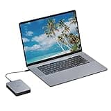 LaCie Mobile Drive Moon 5TB, External Hard Drive Portable, USB-C 3.2, PC Mac iPad & iPhone, Data Rescue Services (STLP5000400)