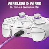 PDP Victrix Pro BFG Wireless Gaming Controller for Playstation 5 / PS5, PS4, PC, Modular Gamepad, Remappable Buttons, Customizable Triggers/Paddles/D-Pad, PC App White