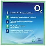 O2 Data Sim Card Preloaded with UNLIMITED 4G/5G Data. Includes 25GB to Roam for Free in 47 Countries. No Contracts, No Commitments, No Credit Checks, No Tie-ins, No Personal ID. (Valid for 1 Month).