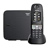 Gigaset E630A - Robust Cordless Phone with Answering Machine - Water-Resistant, Dust-Protected, black