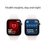 Apple Watch Series 10 GPS + Cellular 46 mm Smartwatch with Rose Gold Aluminium Case with Light Blush Sport Band - M/L. Fitness Tracker, ECG App, Always-On Retina Display, Water Resistant