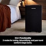 Morphy Richards Flexifreeze Portable Air Conditioning Unit, 12k BTU, Remote Control, Water Full Indicator, Timer Function, 3 Fan Speeds, A Energy Rating, Home, Office, LED Display, 824000