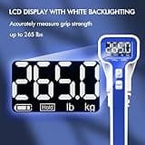 Handexer Grip Strength Tester 265lb/120kg, Digital Hand Dynamometer FDA Registered with Backlit LCD for Grip Strength Testing and Training