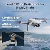 DJI Mini 4K Fly More Combo, Drone with 4K UHD Camera for Adults, Under 249 g, 3-Axis Gimbal Stabilization, 10km Video Transmission, Auto Return, 3 Batteries for 93-Min Max Flight Time, QuickShots