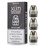 Genuine OXVA Xlim V3 Pods for XLIM Pro Kit & SE - 2ml Mesh Coil Cartridges (0.8ohm, 12-16w) - Top Filling - Pack of 3 (No Nicotine)
