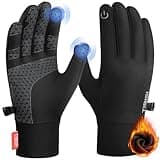 Benirap Thermal Gloves for Men and Women, Winter Cycling Gloves with Anti-slip Touch Screen Warm Glove for Running Riding Driving Outdoor Sports Walking