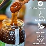 Antonio's RAW CERTIFIED ORGANIC OAK HONEY, 1kg - Antibacterial Mountain Honey, Platinum Award Winning, Unpasteurised, Single Origin - The Raw Honey Shop