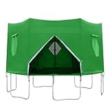 Foldable Trampoline, 6ft 8ft 10ft 12ft 14ft Trampoline Tent, Tra-mpoline Top Round Shade Cover, Foldable Design, Waterproof And Sunscreen For Birthday Parties, Picnics, And Community Activities