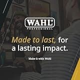 WAHL Professional Cordless Detailer Li Trimmer – Lightweight Stainless Steel T-Blade, Lithium-Ion Battery, Wireless Beard & Hair Trimmer, Silver/Maroon, 544g, Precision Detailing, 40x45x150mm