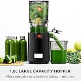 LINKChef Cold Press Juicer Machines, 130mm Diameter and 1.8L Capacity Juicers Whole Fruit and Vegetable, 250W Masticating Juicer Machine, Slow Juicer with Automatic Cutting and BPA Free Tritan
