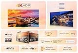 TCL 65PF650K 65-inch 4K Ultra HD, HDR TV, Smart LED Fire TV (Dolby Vision, Dolby Atmos, DTS, HDR 10, Alexa built-in, Airplay2, Miracast)