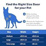 PetSafe Extreme Weather Energy Efficient Aluminium Pet Door for Cats and Dogs, Insulated Flap System, Extra Large (XL)