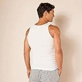 Amazon Essentials Men's Lightweight Tank Undershirts, Pack of 6, White, L