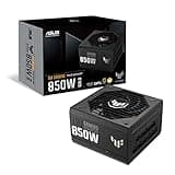 TUF Gaming 850W Gold (850 Watt, ATX 3.0 Compatible, Fully Modular Power Supply, 80+ Gold, Military-grade Components, Dual Ball Bearing, Axial-tech Fan, PCB Coating, 10 Year Warranty)