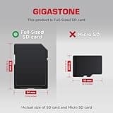 Gigastone 256GB SDXC Memory Card 4K Pro Series Camera Transfer Speed Up to 100MB/s Compatible with Canon Nikon Sony Camcorder, A1 V30 UHS-I Class 10 for 4K UHD Video