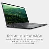 Dell 15 Laptop DC15250 15.6" FHD (1920 x 1080) 120Hz, Intel Core i7-1355U Processor, Intel UHD Graphics, 16GB DDR4 RAM, 512GB SSD, Windows 11 Home, UK Backlit Keyboard - Carbon Black