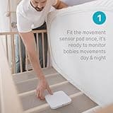 Angelcare AC25-1 Movement Monitor with Video & Sound, no wifi, Medically Certifed, movement monitoring, added reasurance without nuisance wearables.