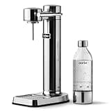 Aarke Carbonator 3, Sparkling Water Maker with Water Bottle, Steel Finish
