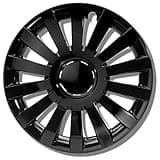 ALBRECHT automotive 49267 Car Wheel Trims Wind 17 " inches, 1 Set of 4 Units, Black Plus