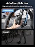 UGREEN Tire Inflator Portable Cordless Electric Air Pump 150PSI Auto-Off Tire Pump with LED Light Digital Gauge for Accurate Pressure Readings for Cars, Motorcycles, Balls, All Bicycles, etc