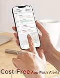 X-Sense Wi-Fi Smoke Alarm for Home with Replaceable Battery, Smart Smoke Alarm Compatible with X-Sense Home Security App, Compliant with EN 14604 Standard, XS01-WX, 1-Pack