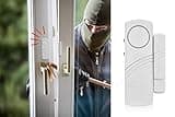 Magnetic Door/Window Alarm Doorbell, Wireless Security sensor Burglar Alarm System Loud 90 dB, Shed Garage Vibration Entry Warnning Detector, for Office/School/Hote/Hom/Store Security (10)