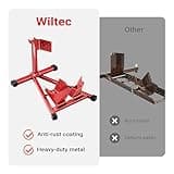 Motorcycle Front Wheel Chock for 17-21” Tyres with 60-160mm Width as Mounting Stand for Safe Storage