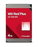 WD Red Plus 4TB NAS 3.5" Internal Hard Drive - 5400 RPM Class, SATA 6 Gb/s, CMR, 256MB Cache