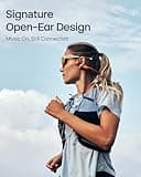 SHOKZ OpenRun Pro 2 Mini Bone Conduction Sports Headphones, Open-Ear Wireless Earphones with Bluetooth 5.3, Noise Cancelling Mics, IP55 Waterproof, 12h Playtime for Running, USB-C Quick Charge, Orange