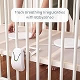 Babysense HD Video Baby Monitor with Night Light Camera & Medically Certified Baby Movement Monitor with Real-Time No Breathing Motion Alerts, Tracks Breathing Motion Irregularity, Non-Contact, 2-in-1